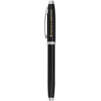 Sheaffer 100 Rollerball Pen in Glossy Lacquer Laser Engraving - Black - Front