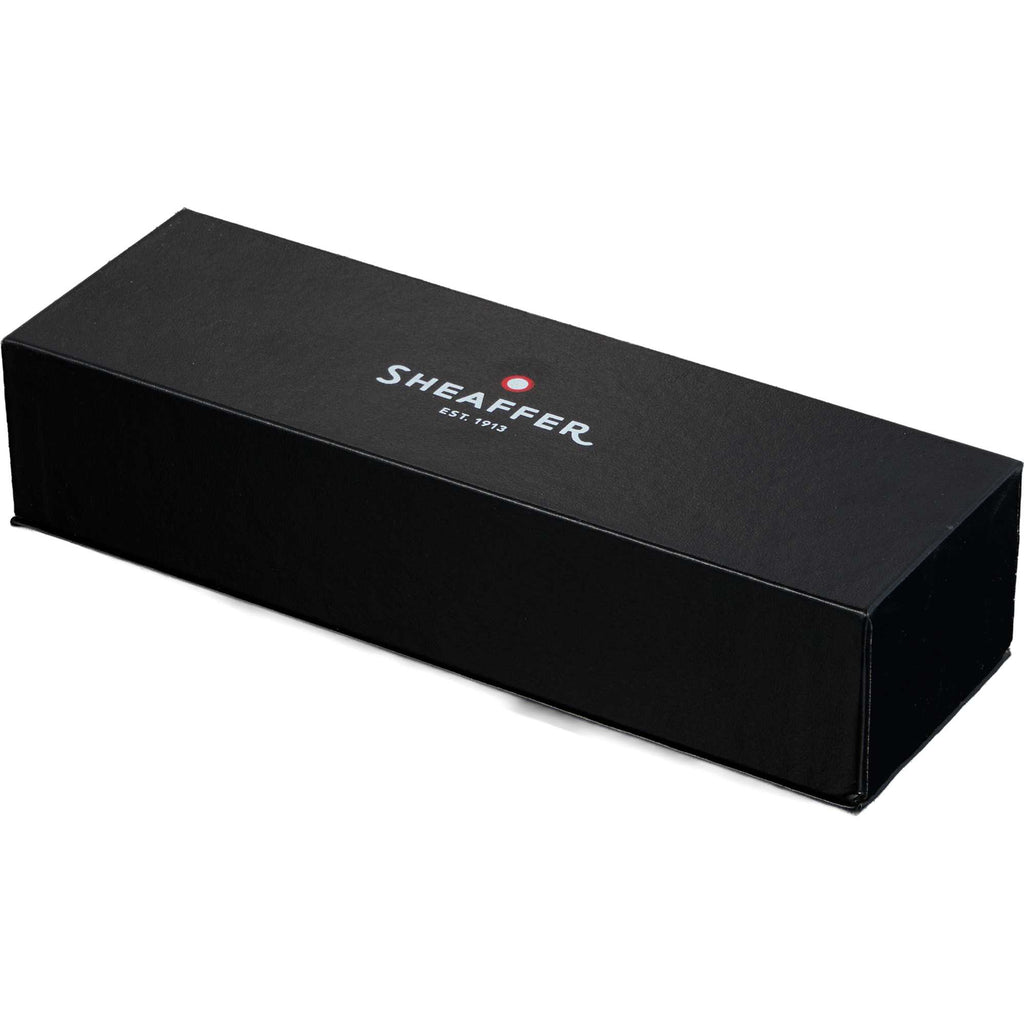 Sheaffer 100 Rollerball Pen in Glossy Lacquer Laser Engraving - Blue - Packaging 2