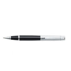 Sheaffer 300 Rollerball Pen in Glossy Black and Chrome Full Color - Black - Front 2
