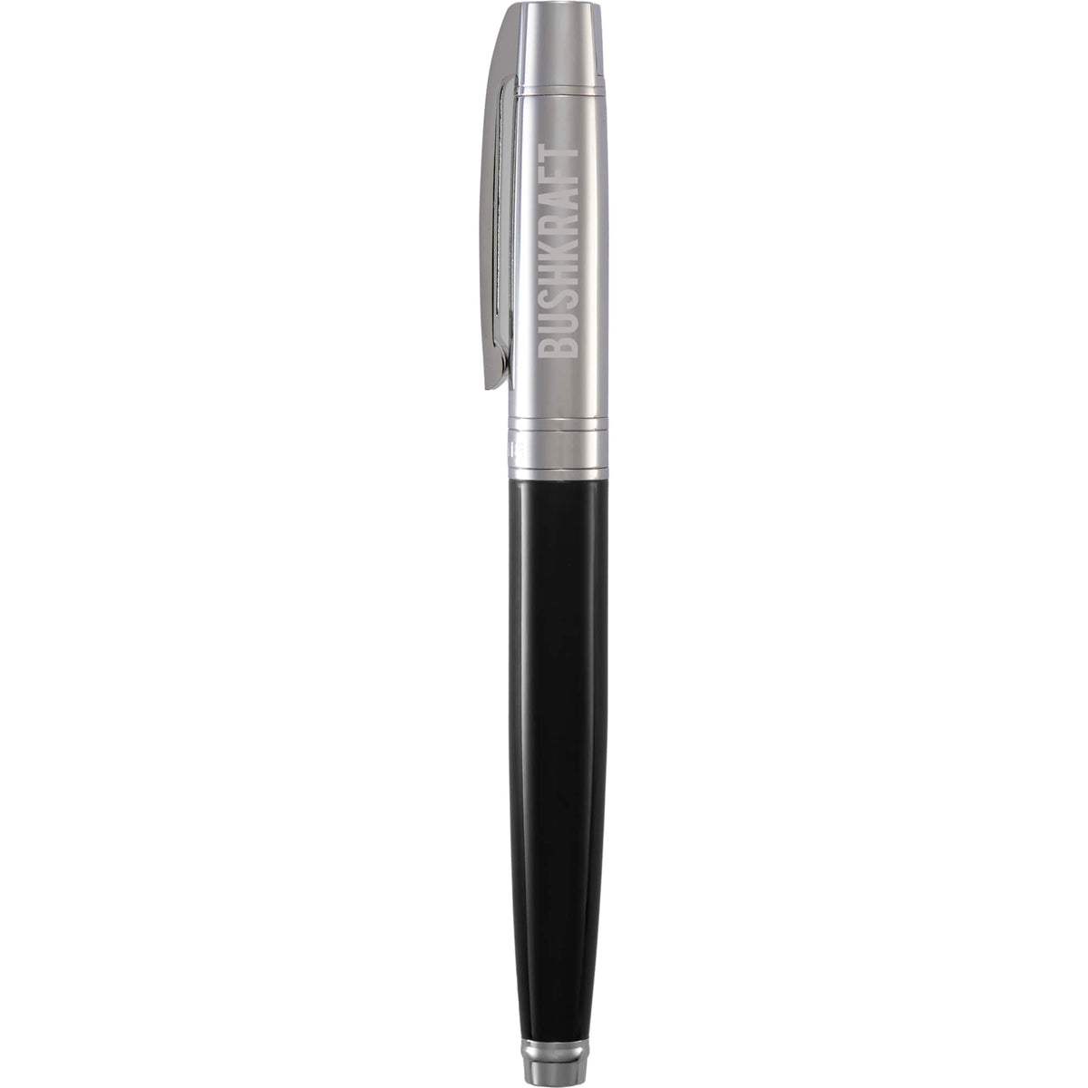 Sheaffer 300 Rollerball Pen in Glossy Black and Chrome Full Color - Black - Front