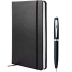 Sheaffer Notebook and Ballpoint Pen Gift Set, 5.5 x 8.5 Inches - Black - Photo 3