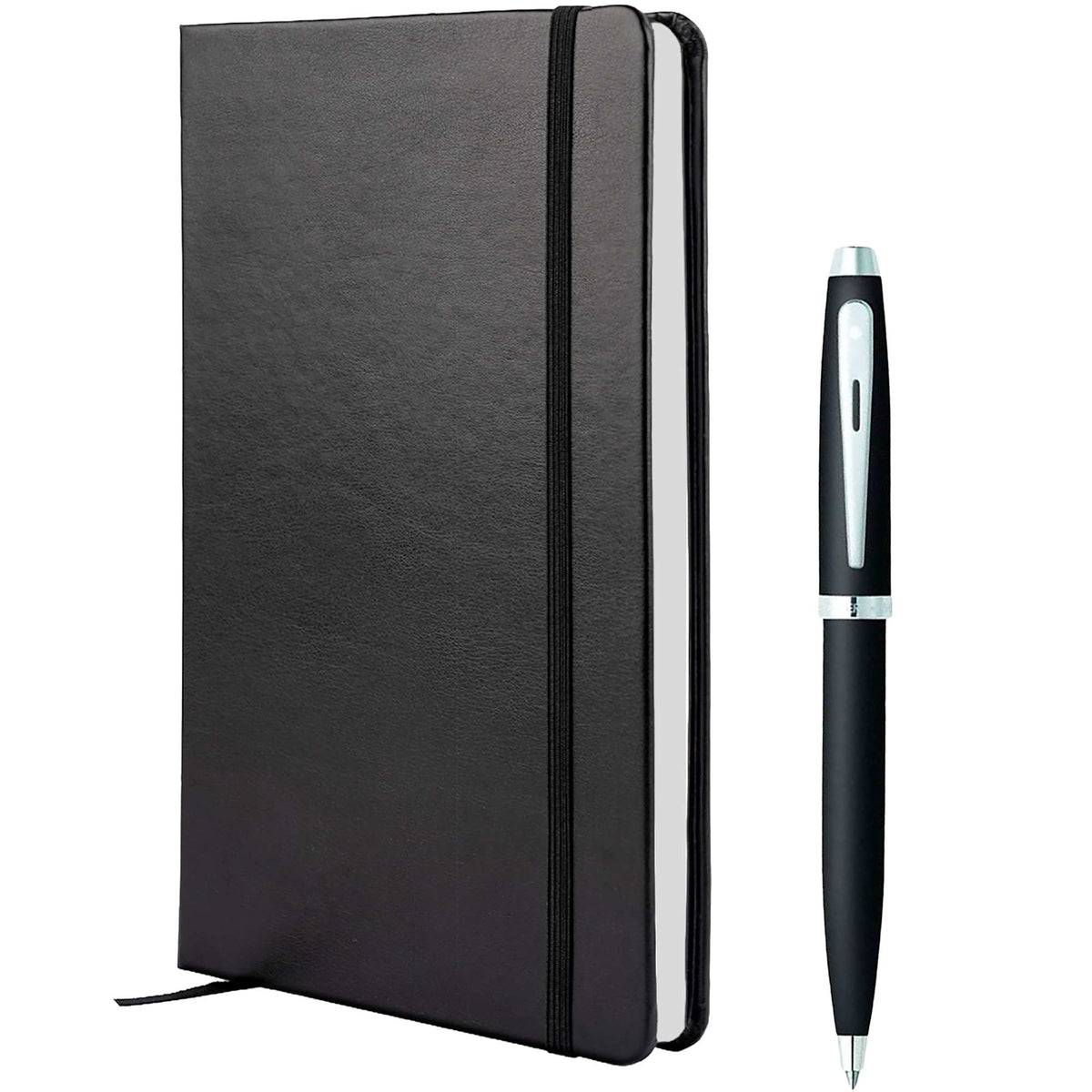 Sheaffer Notebook and Ballpoint Pen Gift Set, 5.5 x 8.5 Inches - Black - Photo 3