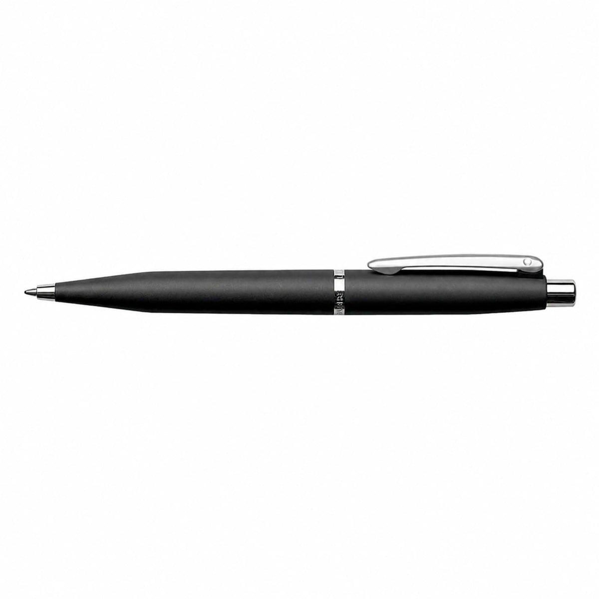Sheaffer Pocket Notebook and Chrome Ballpoint Gift Set Debossing - Black - Pen 2
