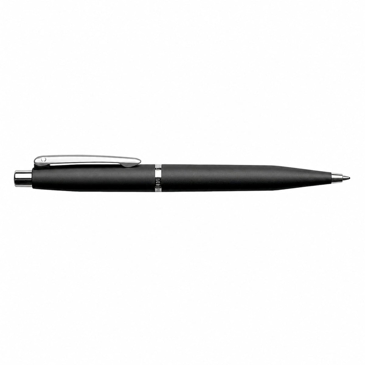 Sheaffer Pocket Notebook and Chrome Ballpoint Gift Set Laser Engraving - Black - Pen