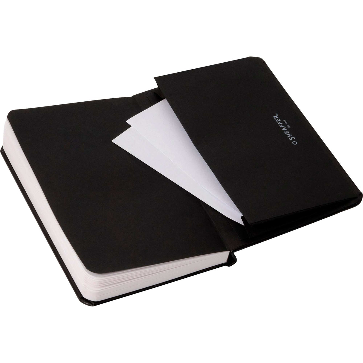 Sheaffer Pocket Notebook and Chrome Ballpoint Gift Set Laser Engraving - Black - Photo 5