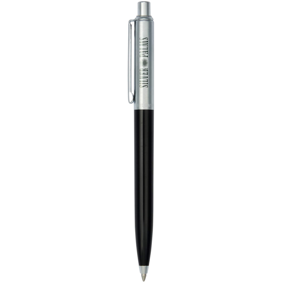 Sheaffer Sentinel Slim Click Ballpoint Pen Laser Engraving - Black - Front