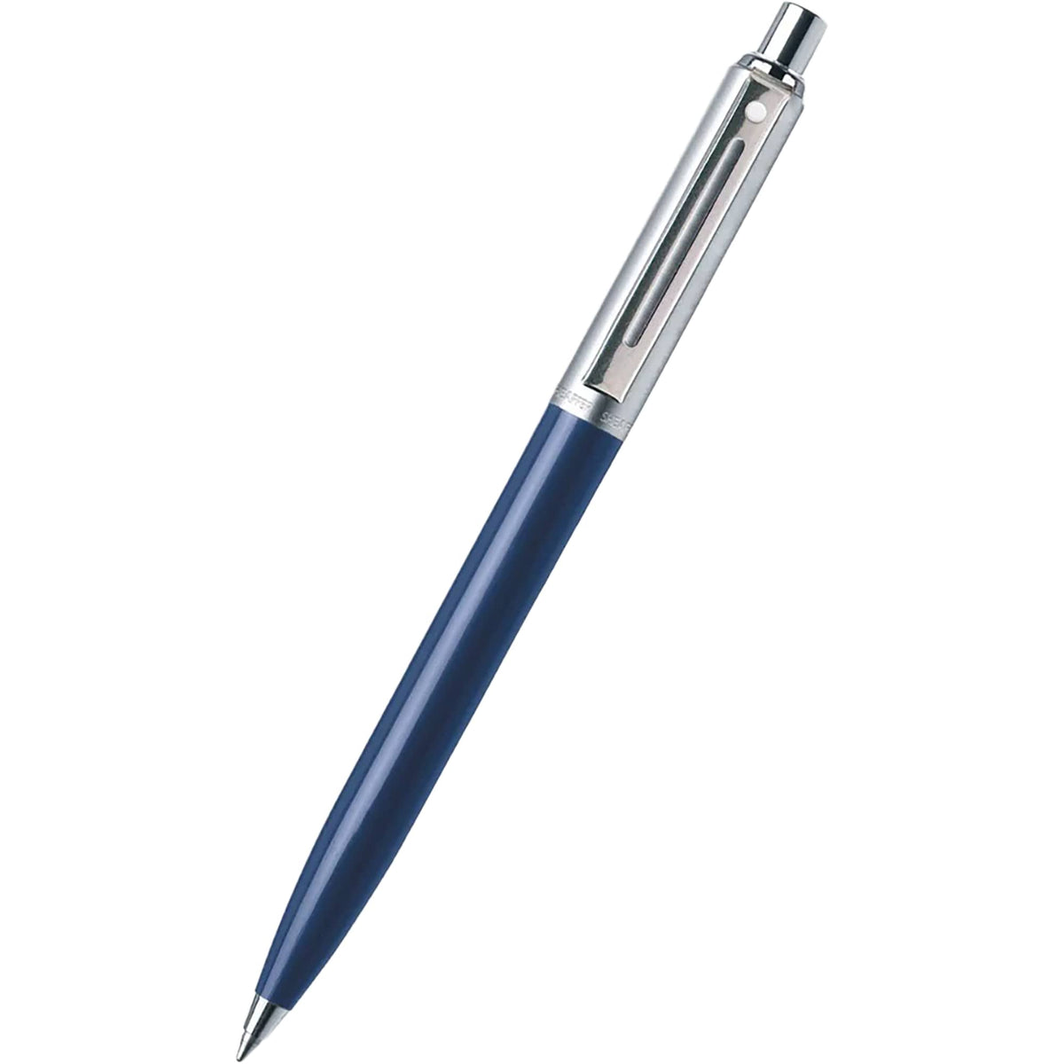 Sheaffer Sentinel Slim Click Ballpoint Pen Laser Engraving - Blue - Clip