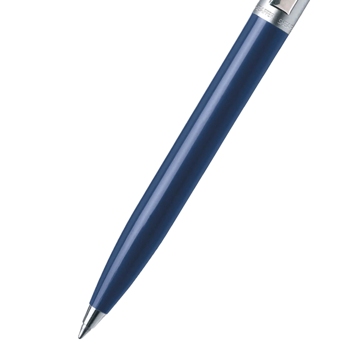 Sheaffer Sentinel Slim Click Ballpoint Pen Laser Engraving - Blue - Detail