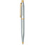 Sheaffer VFM Ballpoint Pen, Chrome and Gold Laser Engraving - Silver - Front