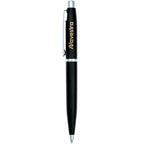 Sheaffer VFM Ballpoint Pen, Matte Black Laser Engraving - Black - Front