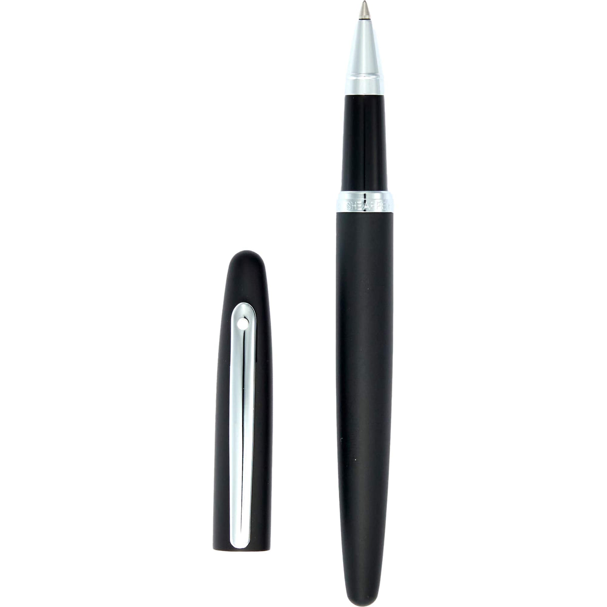 Sheaffer VFM Rollerball Pen in Matte Black - Black - Clip 2