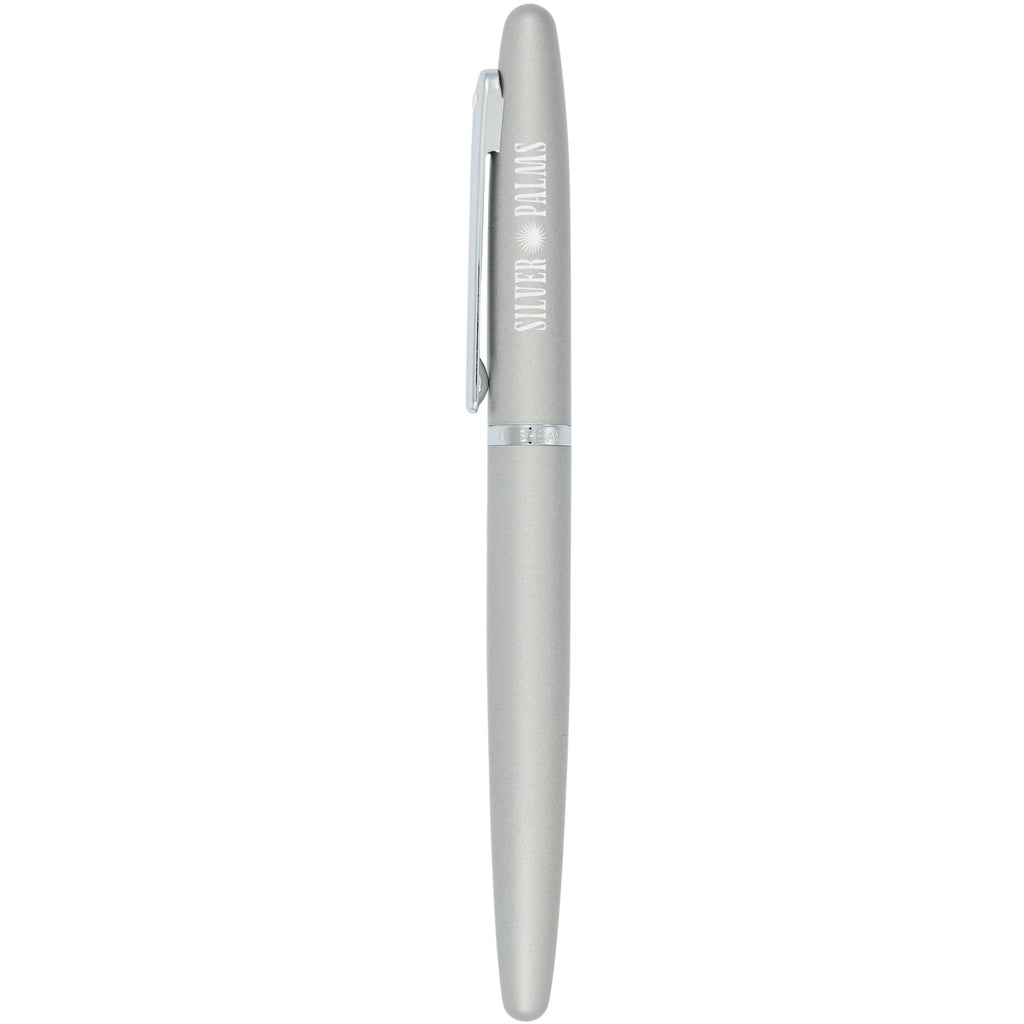 Sheaffer VFM Rollerball Pen in Strobe Silver Full Color - Silver - Front