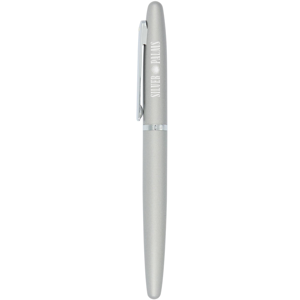 Sheaffer VFM Rollerball Pen in Strobe Silver Full Color - Silver - Front