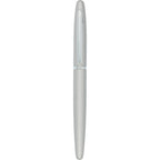 Sheaffer VFM Rollerball Pen in Strobe Silver Laser Engraving - Silver - Clip 2