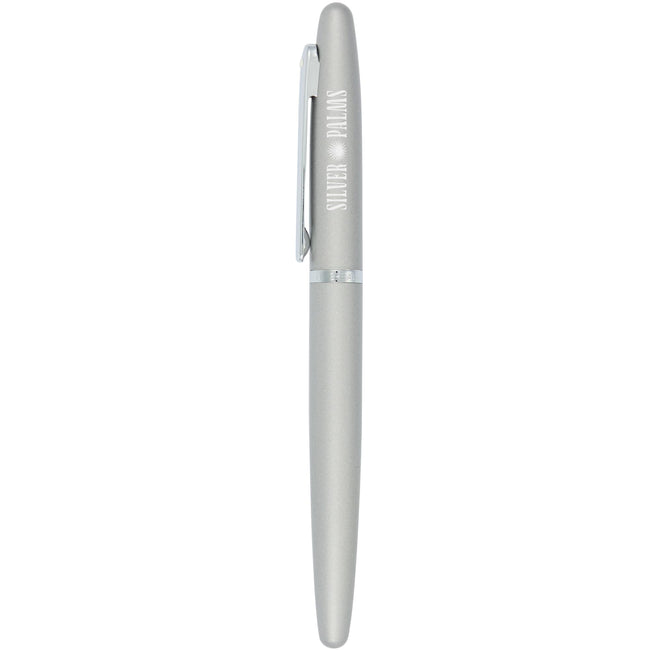 Sheaffer VFM Rollerball Pen in Strobe Silver Laser Engraving
