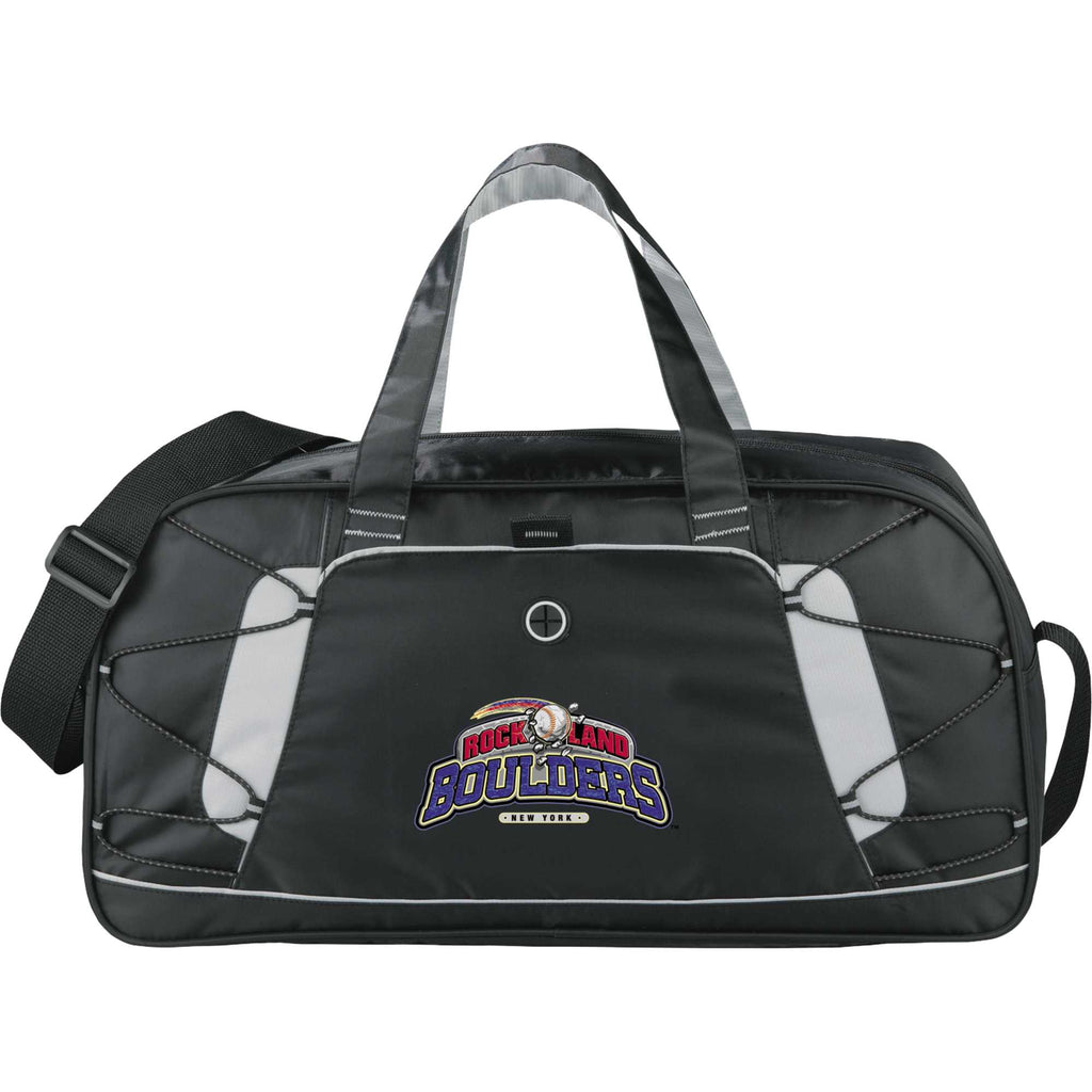Shockwave Sport Duffel Bag in Silver, 19 Inches Transfer - Silver - Front 2