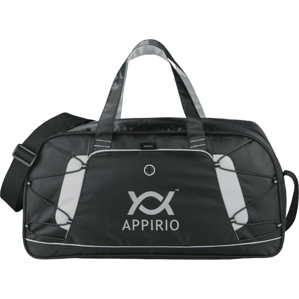 Shockwave Sport Duffel Bag in Silver, 19 Inches Transfer - Silver - Front 3