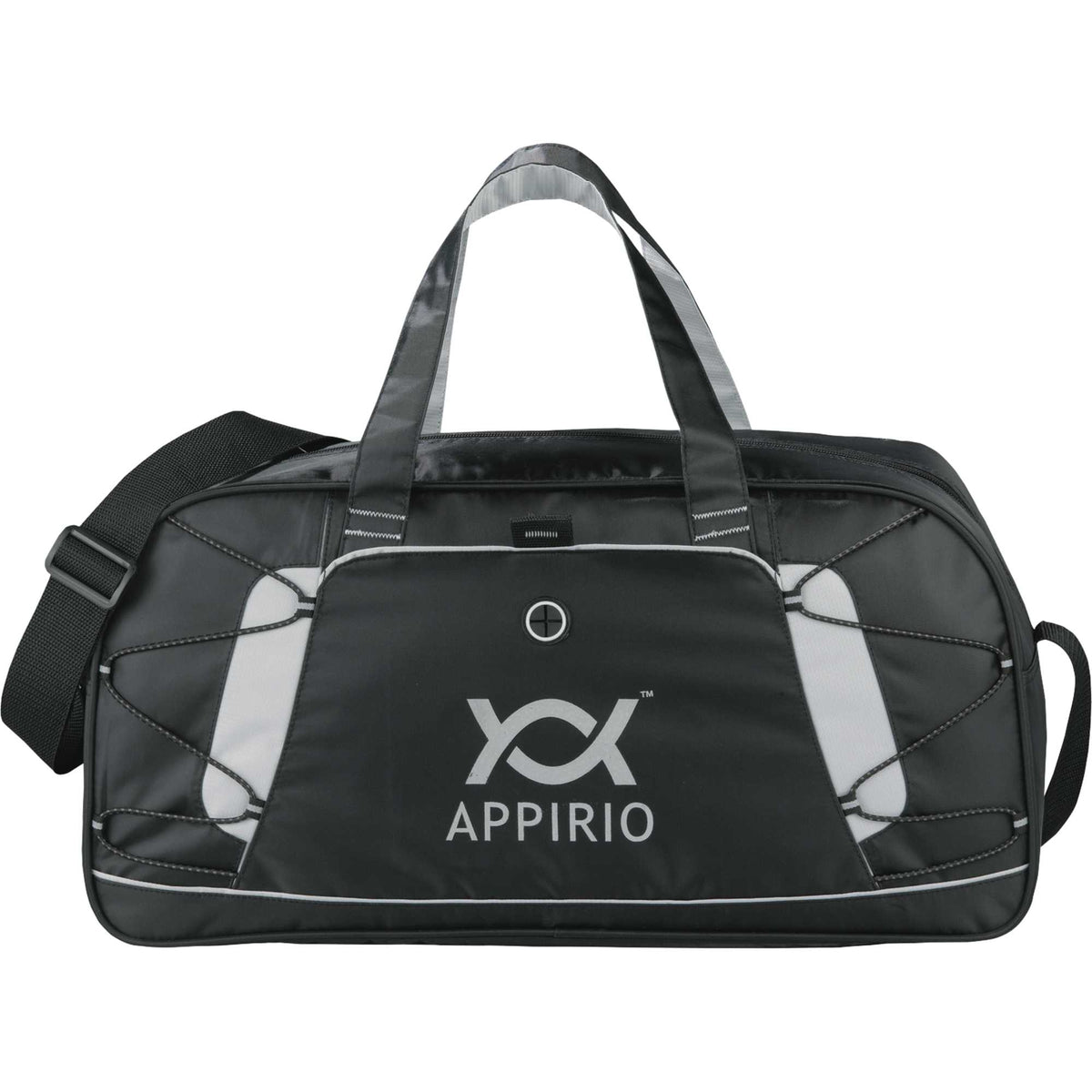 Shockwave Sport Duffel Bag in Silver, 19 Inches Transfer - Silver - Front 3