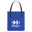 Shopper's Pocket Recycled Tote Bag, Non-Woven - Royal Blue - Silk Screen