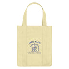 Shopper Tote Bag, Non-Woven - Natural - Colorbrite