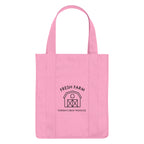Shopper Tote Bag, Non-Woven - Pink - Silk Screen