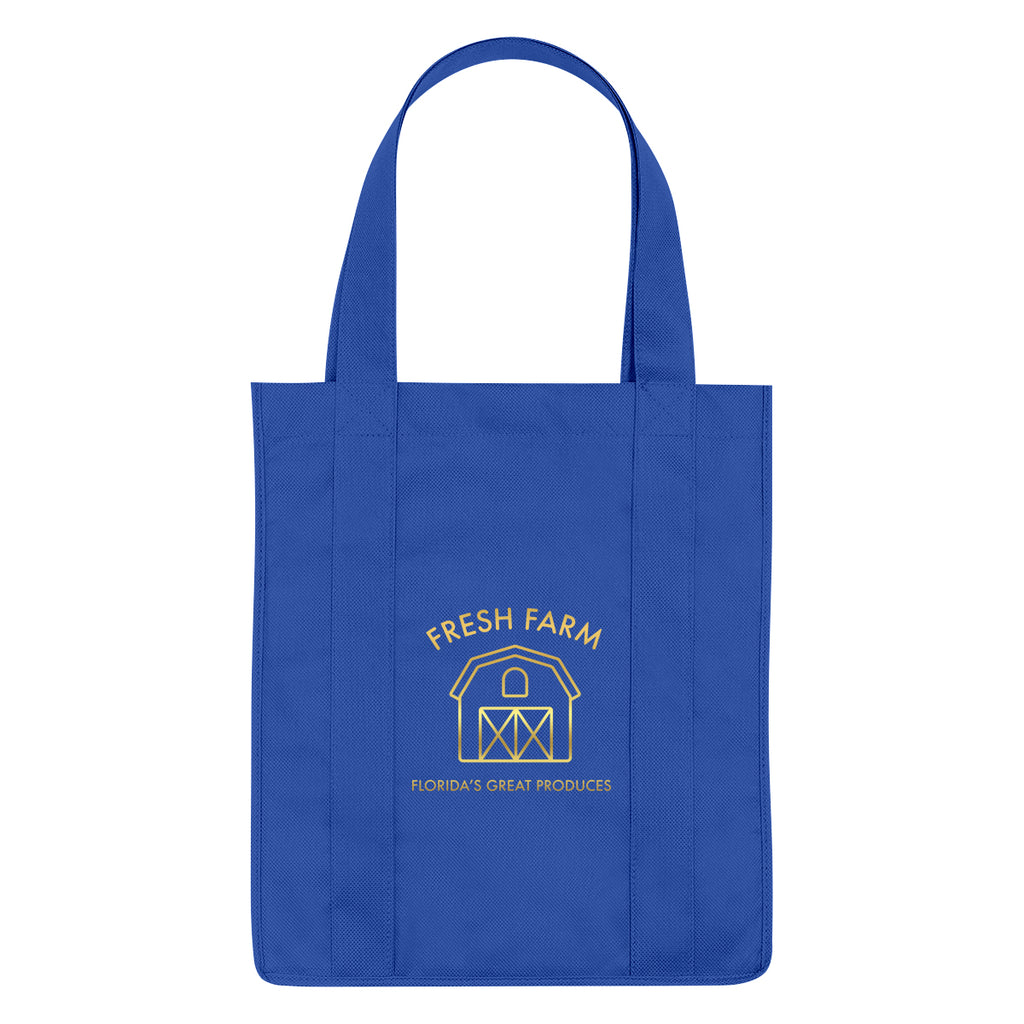 Shopper Tote Bag, Non-Woven - Royal Blue - Colorbrite