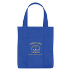 Shopper Tote Bag, Non-Woven - Royal Blue - Colorbrite