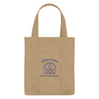 Shopper Tote Bag, Non-Woven - Tan - Colorbrite