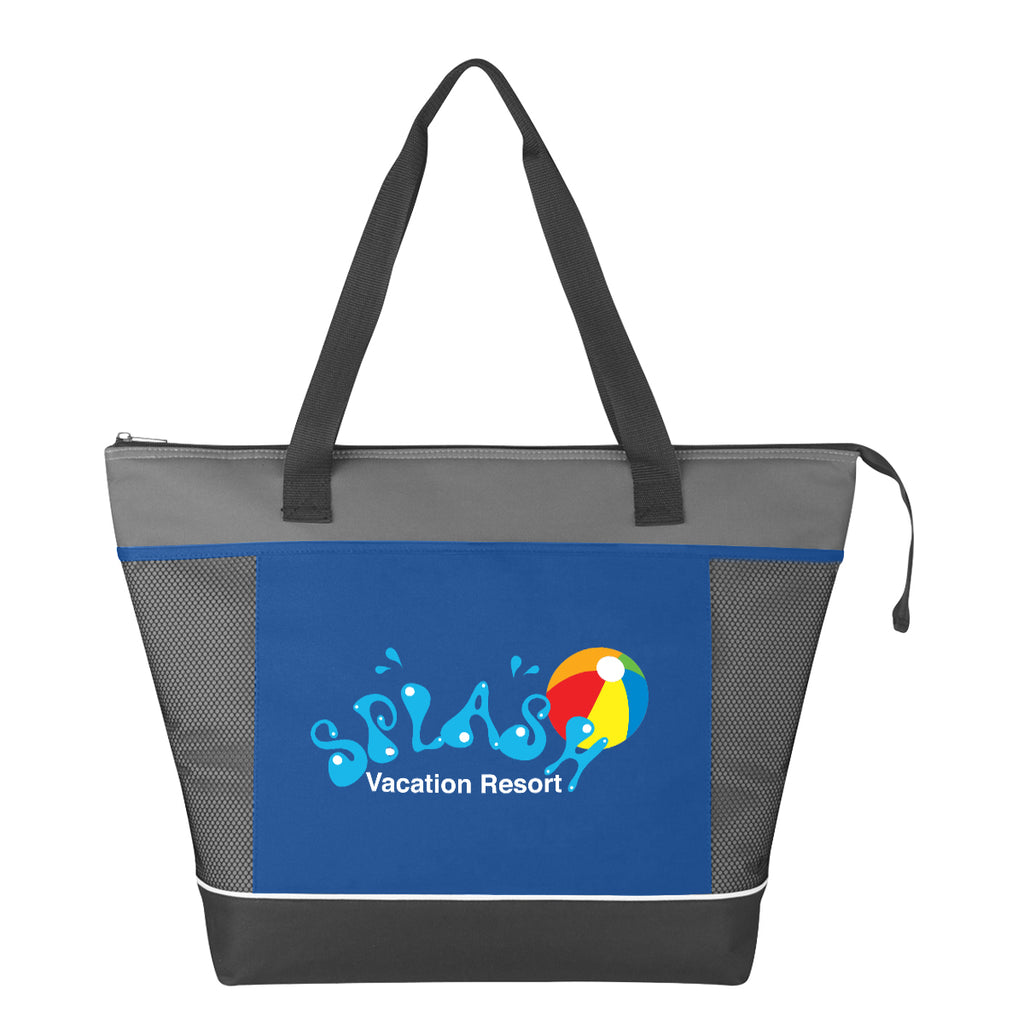 Shopping Cooler Tote Bag, Mega - Royal Blue - Colorbrite