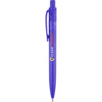 Shoreside Gel Pen Made with Shell and Recycled Plastic Full Color - Blue - Clip