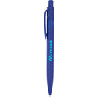 Shoreside Gel Pen Made with Shell and Recycled Plastic Laser Engraving - Blue - Front