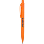 Shoreside Gel Pen Made with Shell and Recycled Plastic Laser Engraving - Orange - Front