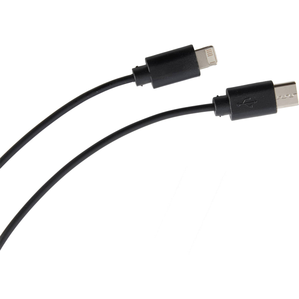 Short Recycled 5-in-1 Charging Cable, 9.8 Inch - Black - Detail