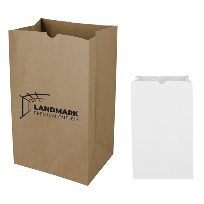 Short SOS Kraft Paper Bag, 8.25 x 13.62 Inches