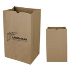 Short SOS Kraft Paper Bag, 8.25 x 13.62 Inches - Natural - Flexography