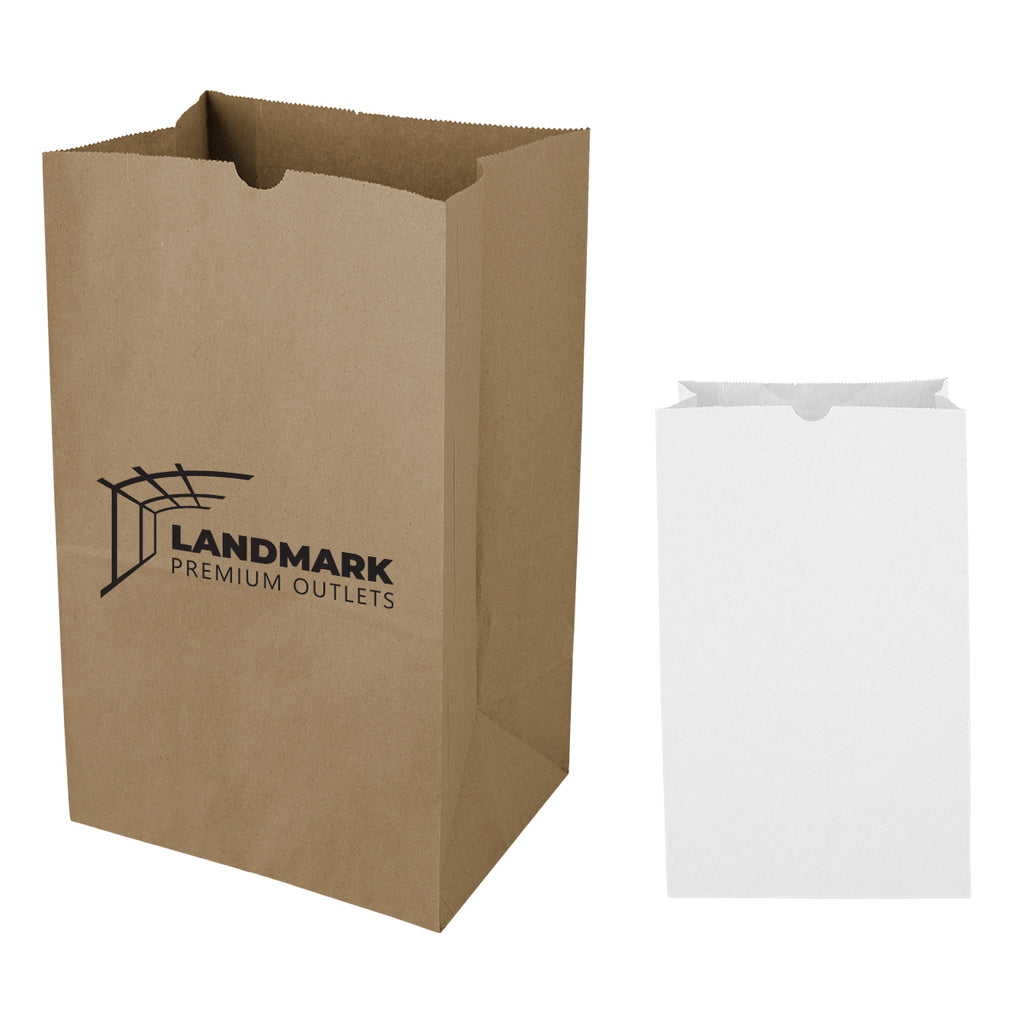 Short SOS Kraft Paper Bag, 8.25 x 13.62 Inches