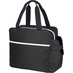 Sidecar Recycled Cooler with Bottle Pocket, 16 Cans - Black - Left Angle