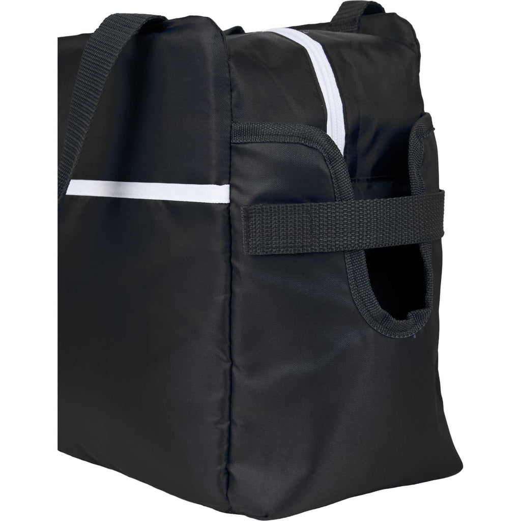 Sidecar Recycled Cooler with Bottle Pocket, 16 Cans Embroidery - Black - Detail 2