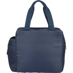 Sidecar Recycled Cooler with Bottle Pocket, 16 Cans Full Color - Navy - Back