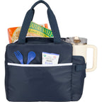 Sidecar Recycled Cooler with Bottle Pocket, 16 Cans - Navy - Propped