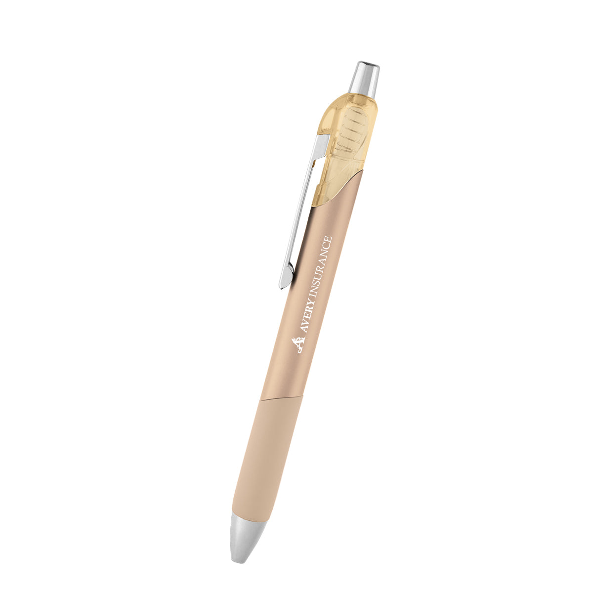 Sienna Pen in Recycled ABS - Beige - Silk Screen