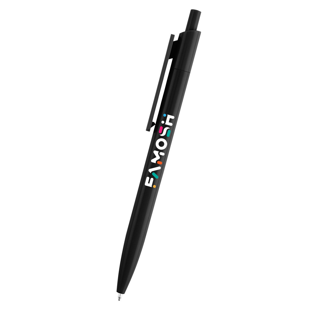 Sienna Pen in Recycled ABS - Black - Full Color