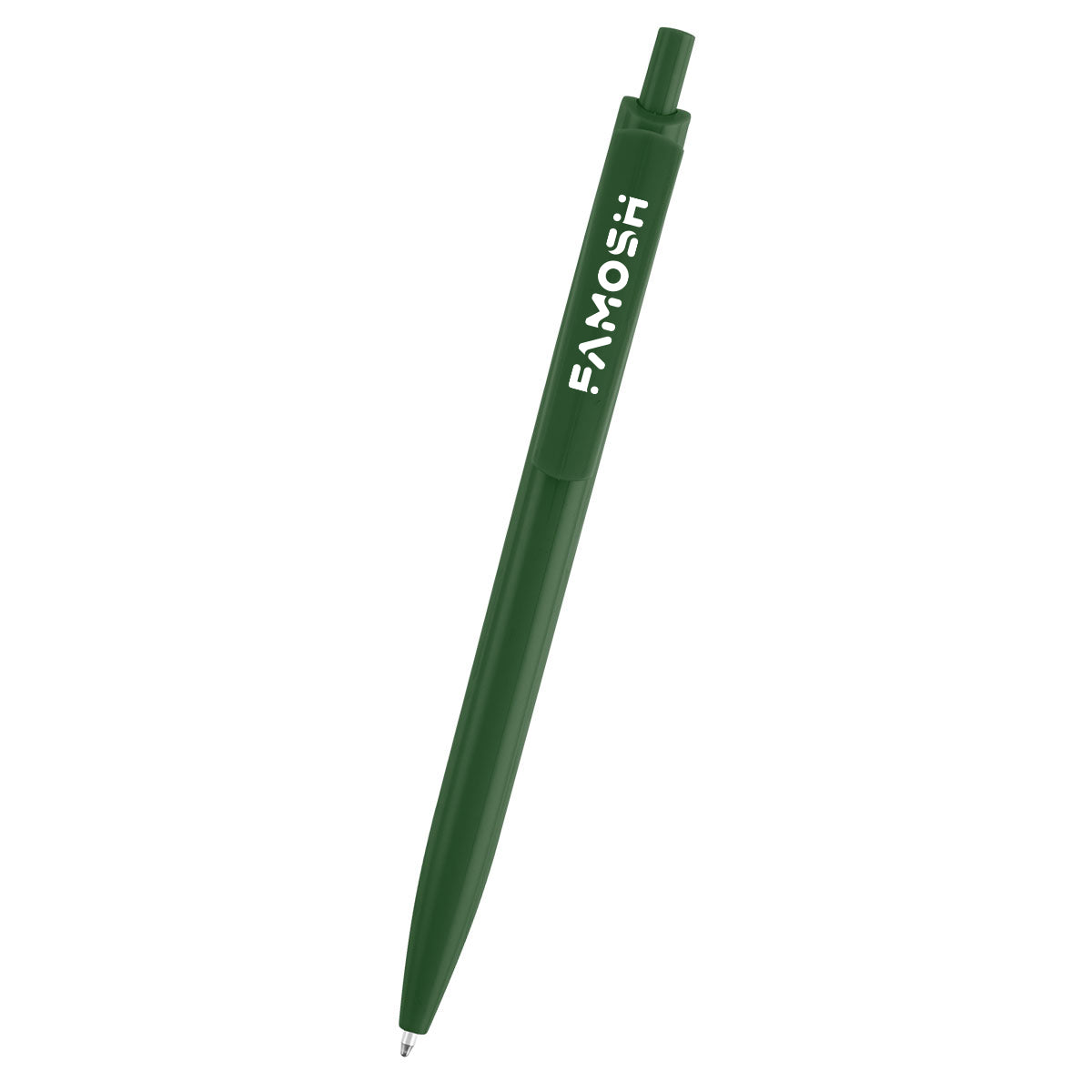 Sienna Pen in Recycled ABS - Forest Green - Pad Print