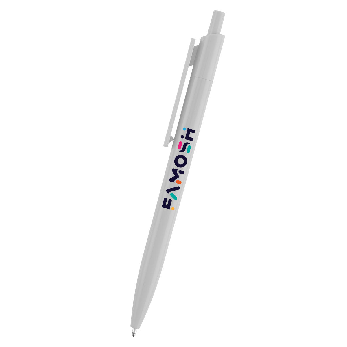 Sienna Pen in Recycled ABS - Gray - Full Color