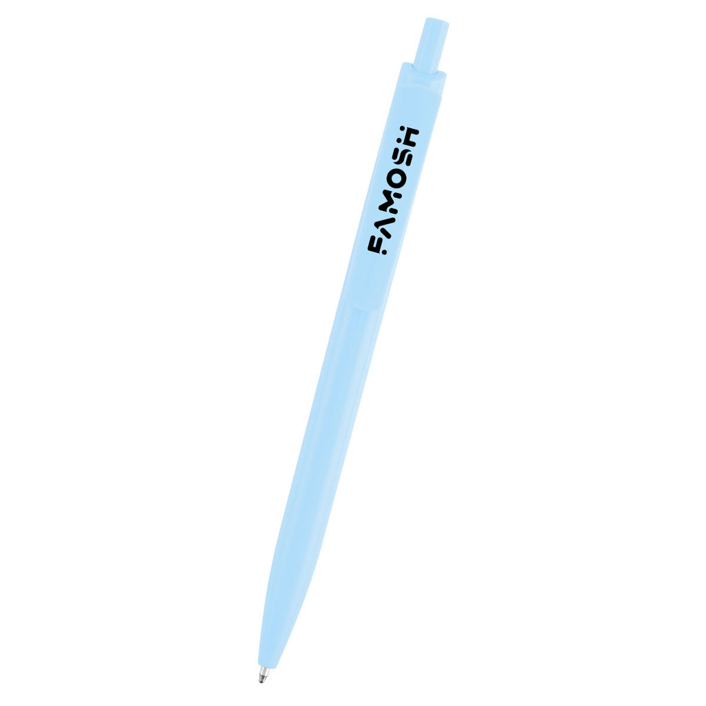 Sienna Pen in Recycled ABS - Light Blue - Pad Print