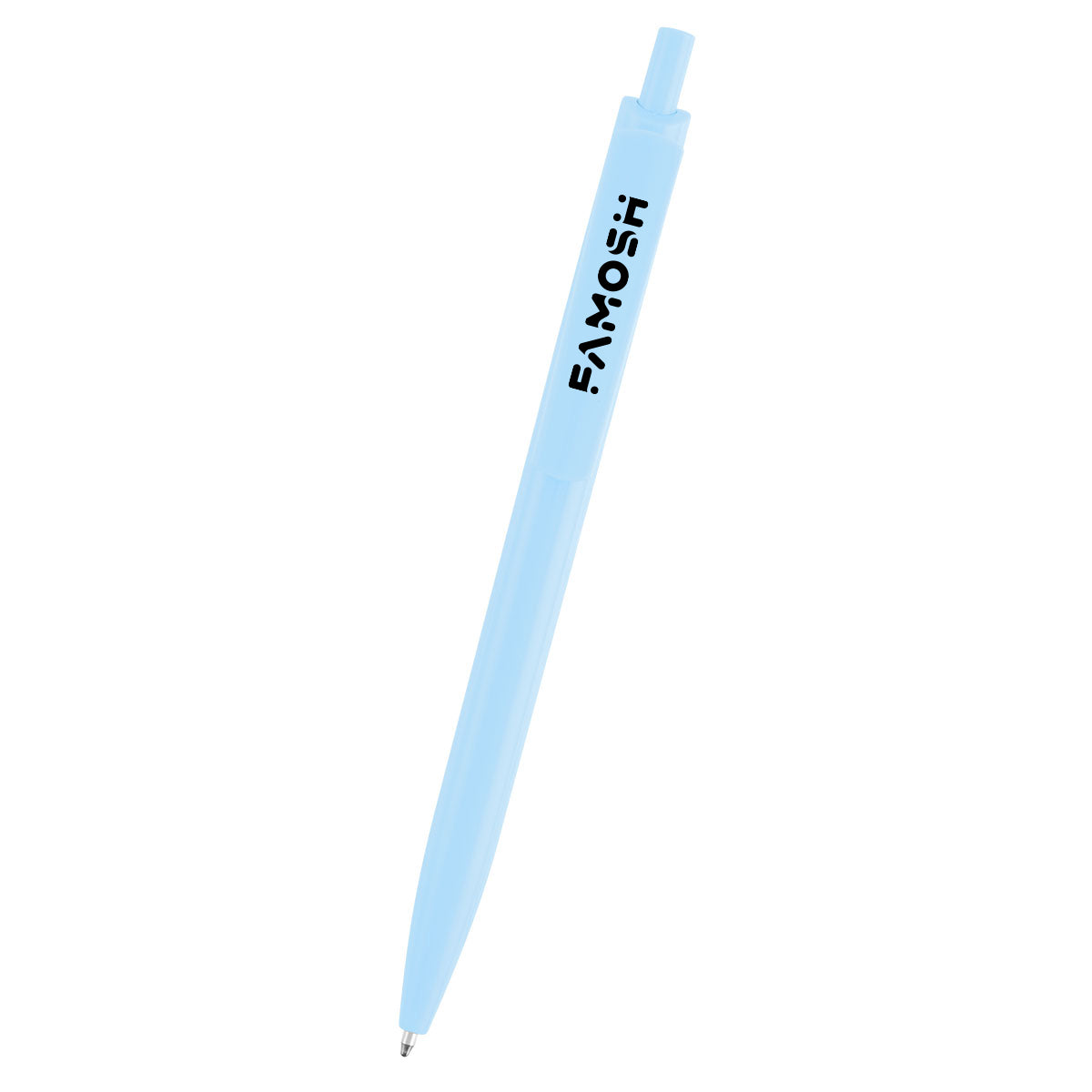 Sienna Pen in Recycled ABS - Light Blue - Pad Print