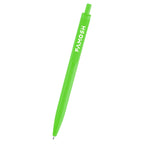 Sienna Pen in Recycled ABS - Lime Green - Pad Print