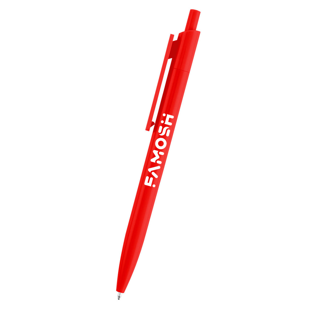 Sienna Pen in Recycled ABS - Red - Silk Screen