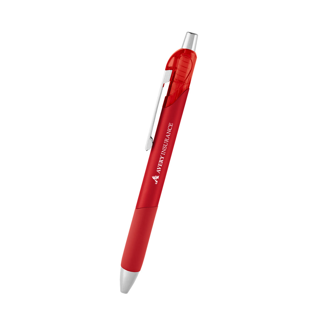 Sienna Pen in Recycled ABS - Red - Silk Screen