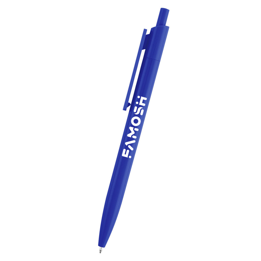 Sienna Pen in Recycled ABS - Royal Blue - Silk Screen